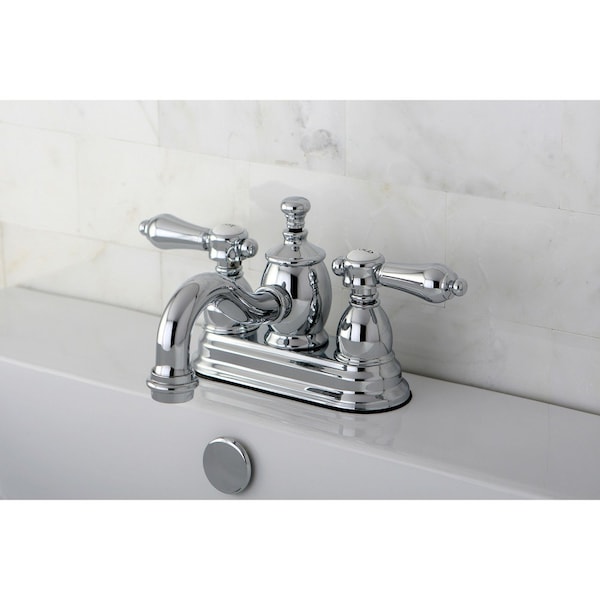 KS7101BAL 4 Centerset Bathroom Faucet, Polished Chrome